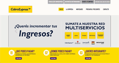 Desktop Screenshot of cobroexpress.com.ar